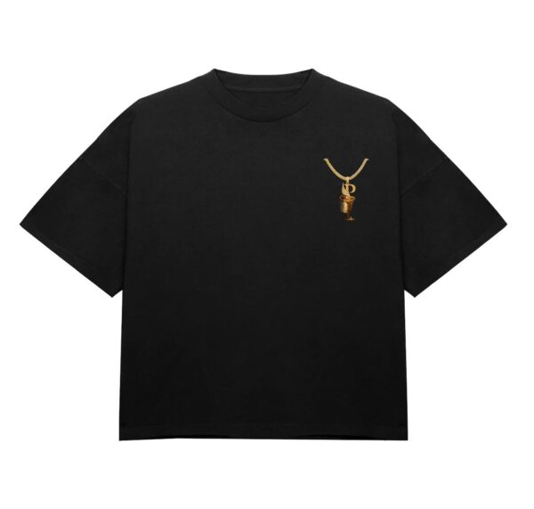WhatsApp Image 2026-10-08 at 05.10.06 Prime Legacy Gold Pendant Oversized Black T-Shirt
