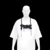 WhatsApp Image 2026-10-08 at 05.10.21 (1) PRIME Dripping Chain Graphic Oversized T-Shirt – Black & White